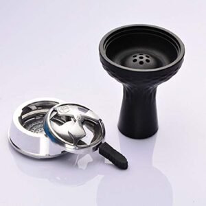 SILICONE CHILLUM AND COAL HOLDER COMBO
