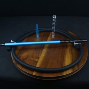 HEAVY SILICONE PIPE NUMBER 4 LIGHT BLUE